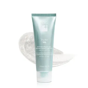 IDC Dermo Pure Gel Cleanser for Face - 4 fl oz - Natural Purifying & Cleansing Gel for Face, Eyes, Neck & Lips - Gentle Makeup Remover Cruelty-Free - Toning Lotion Makeup Remover for All Skin Types