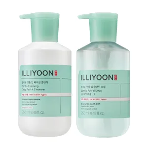 Illiyoon Gentle Deep Facial Cleanser with Gentle Deep Cleansing Oil