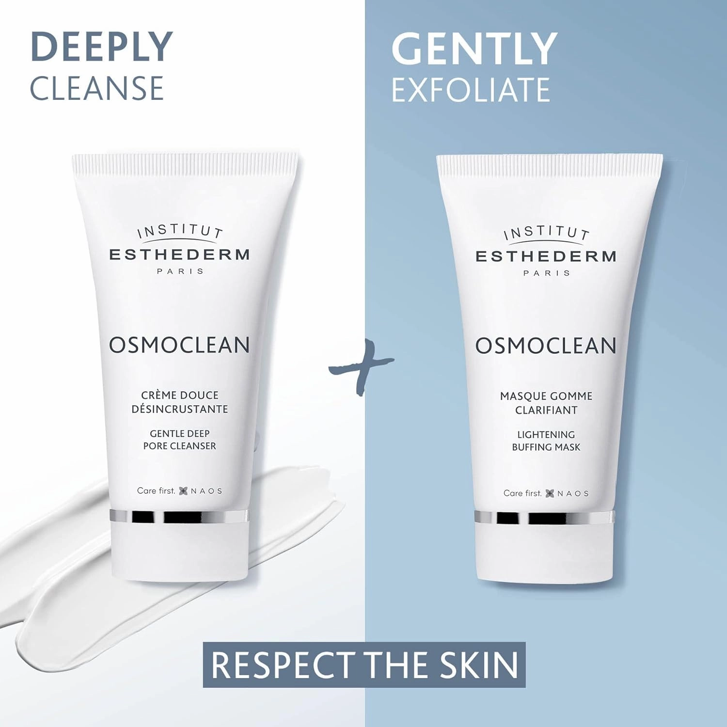 Institut Esthederm - Osmoclean - Gentle Deep Pore Cleanser - Facial cleanser - Reduce Pore Appearance - All Skin Types
