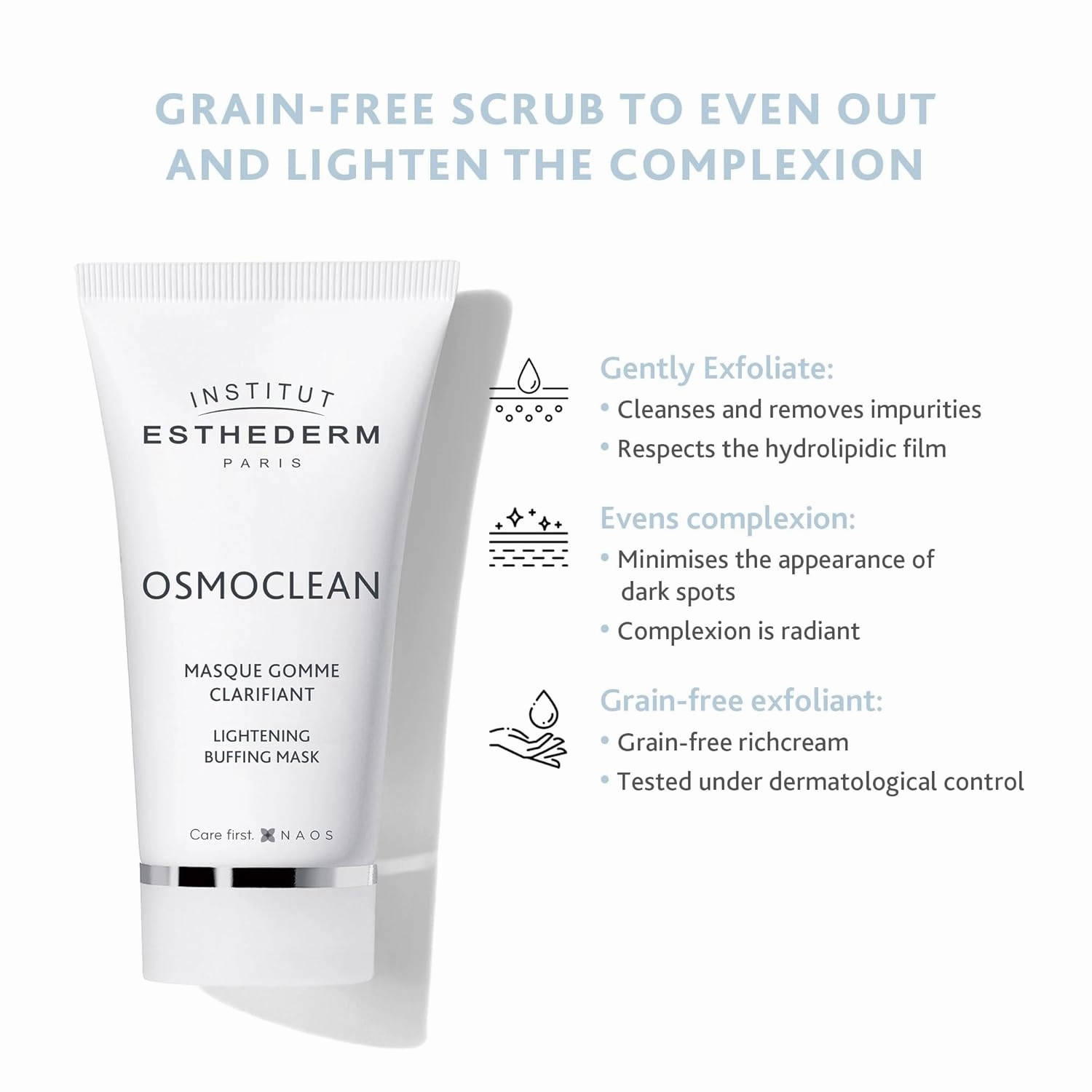 Institut Esthederm - Osmoclean - Gentle Deep Pore Cleanser - Facial cleanser - Reduce Pore Appearance - All Skin Types