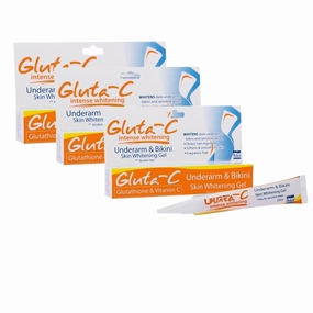 Intense Glow Underarm & Bikini Gel – Hydrating Gel for Smooth, Soft & Even-Looking Skin in Delicate Areas – Alcohol-Free Formula for Underarms, Inner Thighs, Elbows & Knees – 30ml x 3 Pack