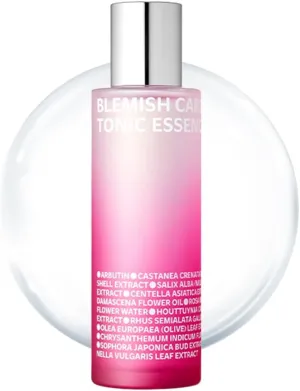 ISOI Blemish Care Tonic Essence, Hydrating & Skin-Smoothing Essence for Sensitive Skin, Lightweight & Refreshing Formula, Korean Skin Care (4.39 fl.oz, 130ml)