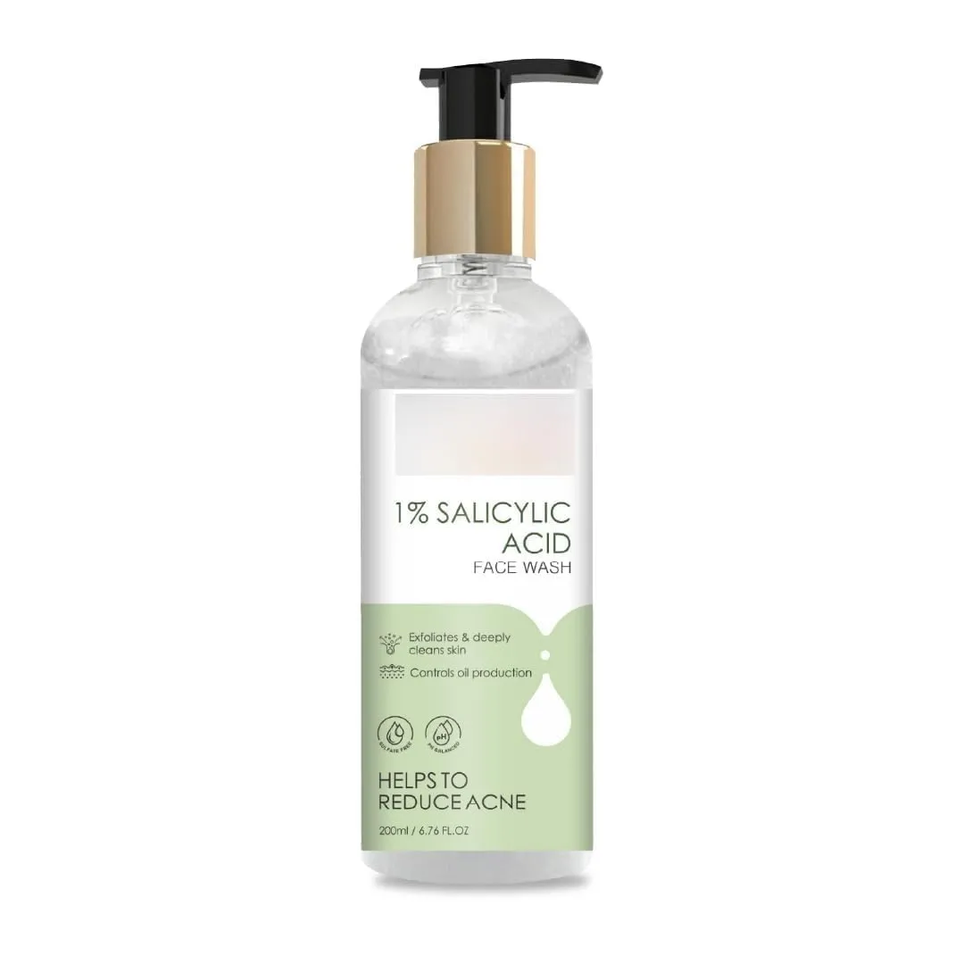 Iu.venis Veda 1% Salicylic Acid Face Wash | Exfoliates & deeply cleans skin | Controls oil production | 200 ML