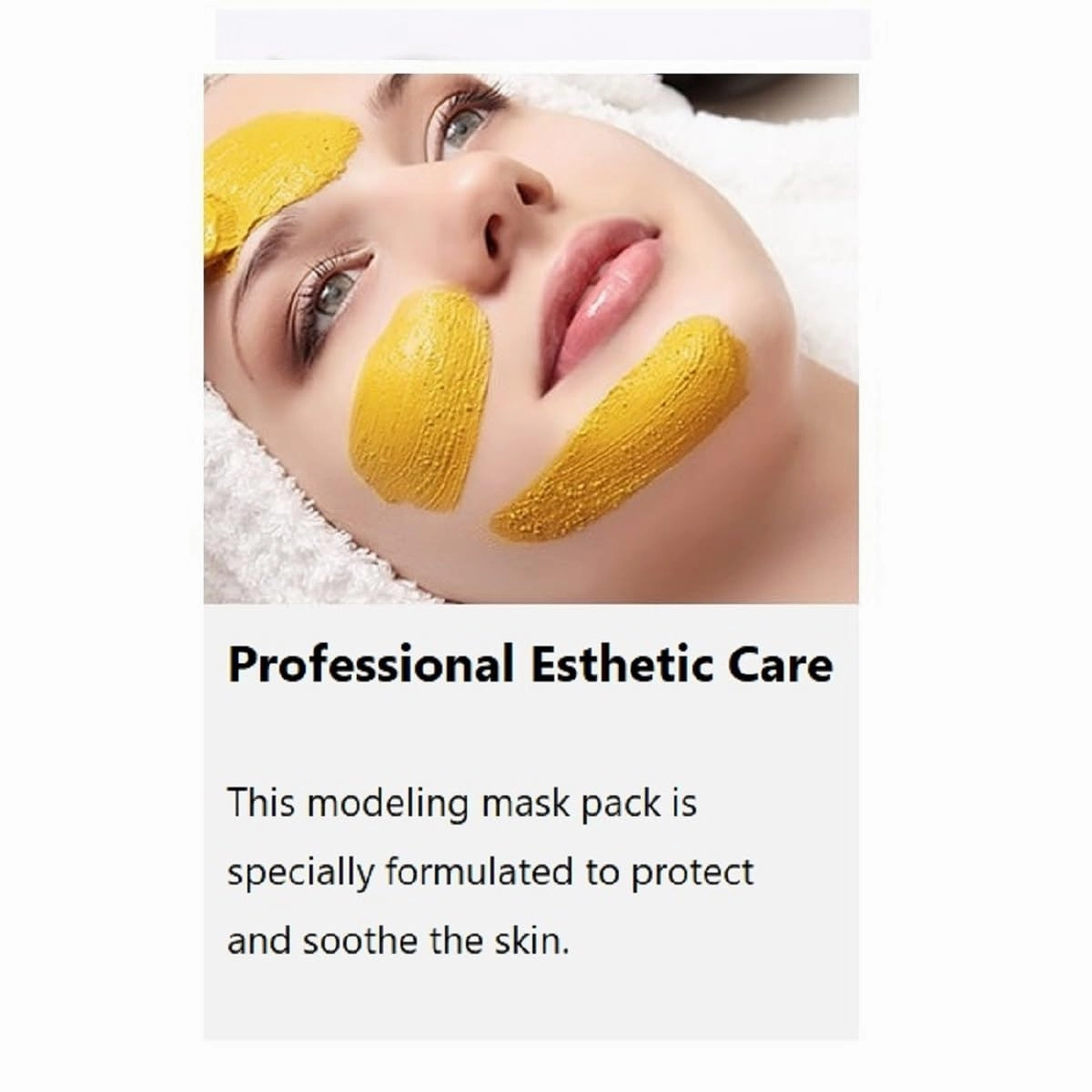 jNE Anskin Original Modeling Mask Powder Pack | Korean Skincare Face Pack for Calming Irritated Skin, Deep Hydration & Pore-Cleansing Care (8.47oz / 240g, Green Tea)