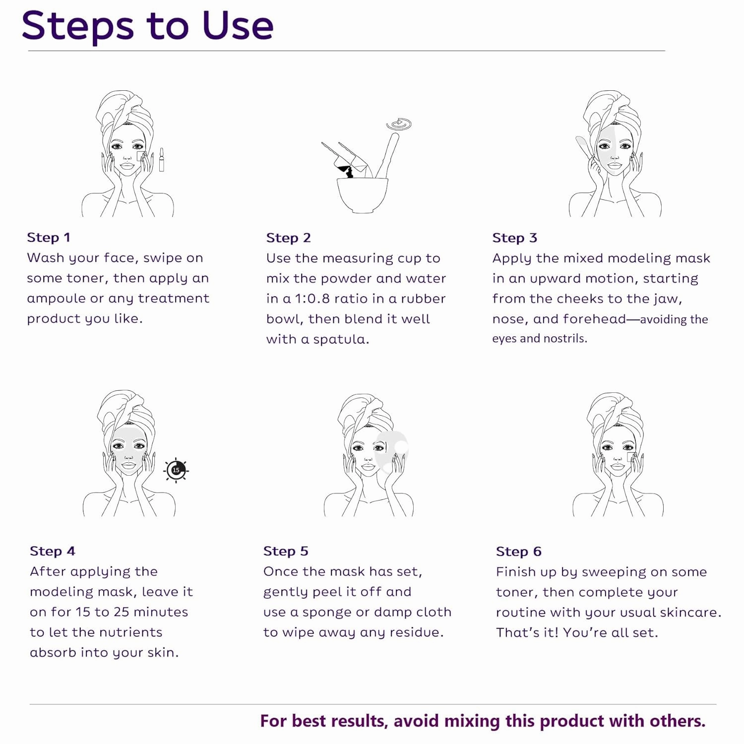 jNE Anskin Original Modeling Mask Powder Pack | Korean Skincare Face Pack for Calming Irritated Skin, Deep Hydration & Pore-Cleansing Care (8.47oz / 240g, Hyaluronic)