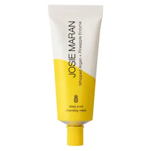 Josie Maran Whipped Argan   Pineapple Enzyme Deep Pore Cleansing Mask - Purifying Pore Mask With Nourishing Moroccan Argan Oil, 3 Essential Fatty Acids, & Squalane Oil (2 oz / 56 g)