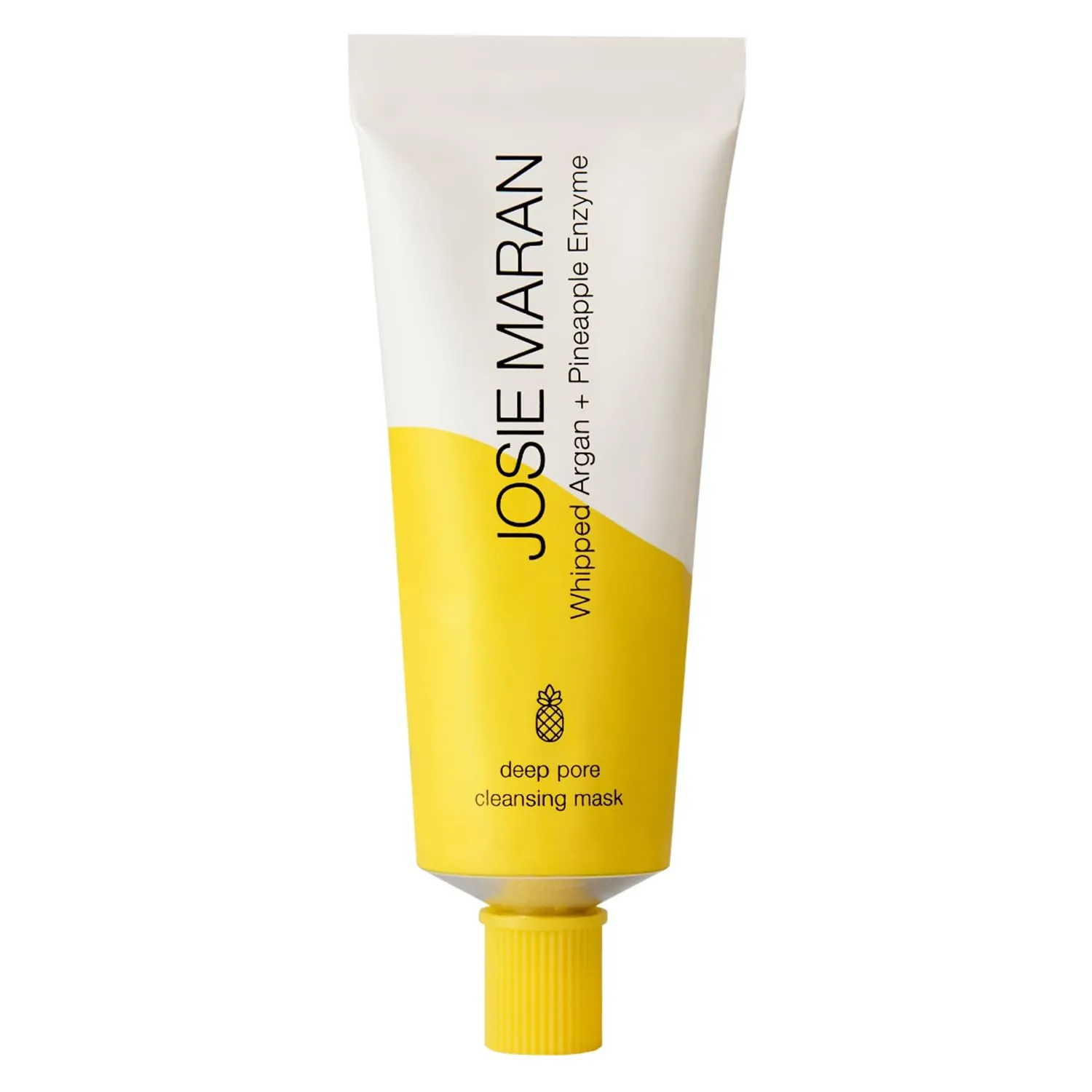 Josie Maran Whipped Argan   Pineapple Enzyme Deep Pore Cleansing Mask - Purifying Pore Mask With Nourishing Moroccan Argan Oil, 3 Essential Fatty Acids, & Squalane Oil (2 oz / 56 g)