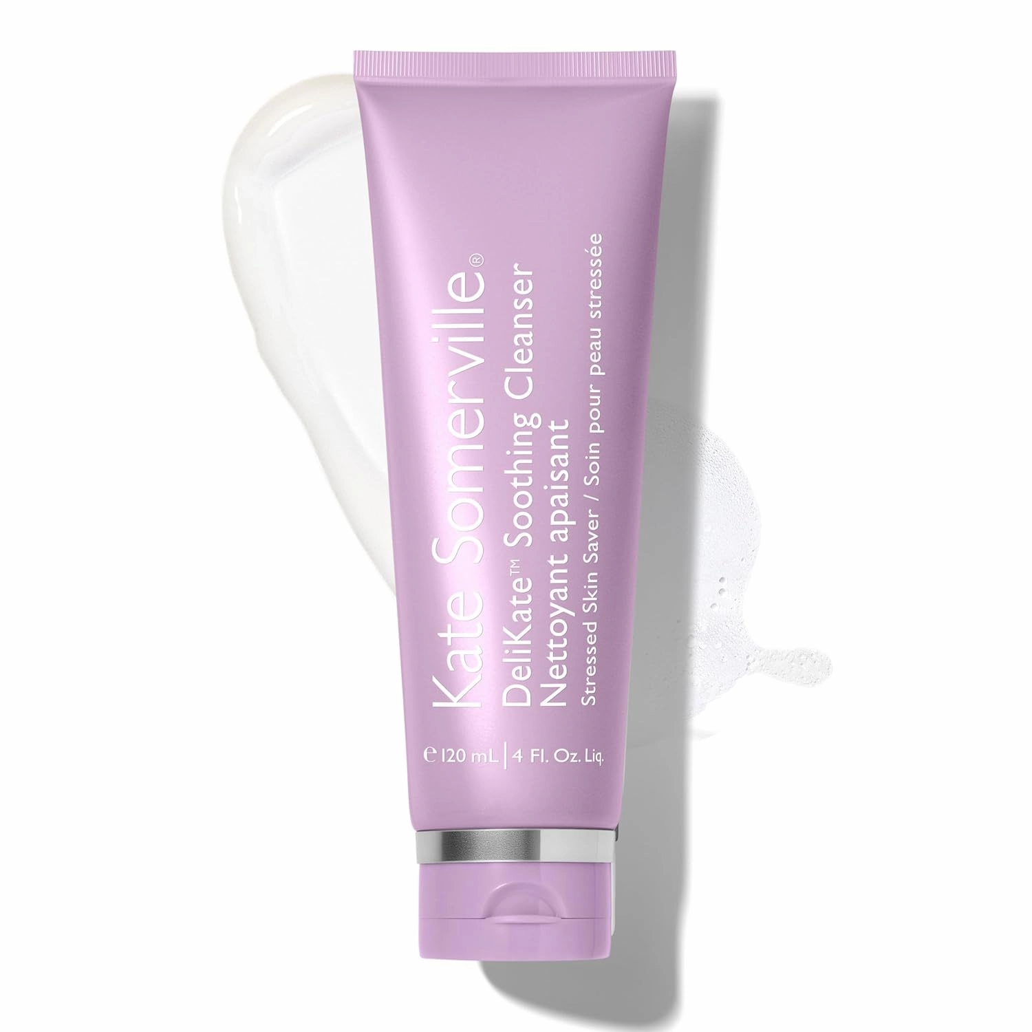 Kate Somerville DeliKate Soothing Cleanser – Clinically Proven Hydrating Face Wash – Gentle Irritation, Tightness and Redness Relief for Stressed or Sensitive Skin, 4 Fl Oz
