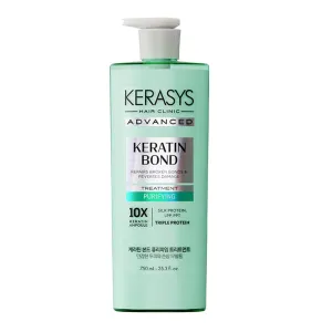Kerasys Advanced Keratin Bond Purifying 20.2 fl oz / 600 ml (1-Pack, Treatment), Green