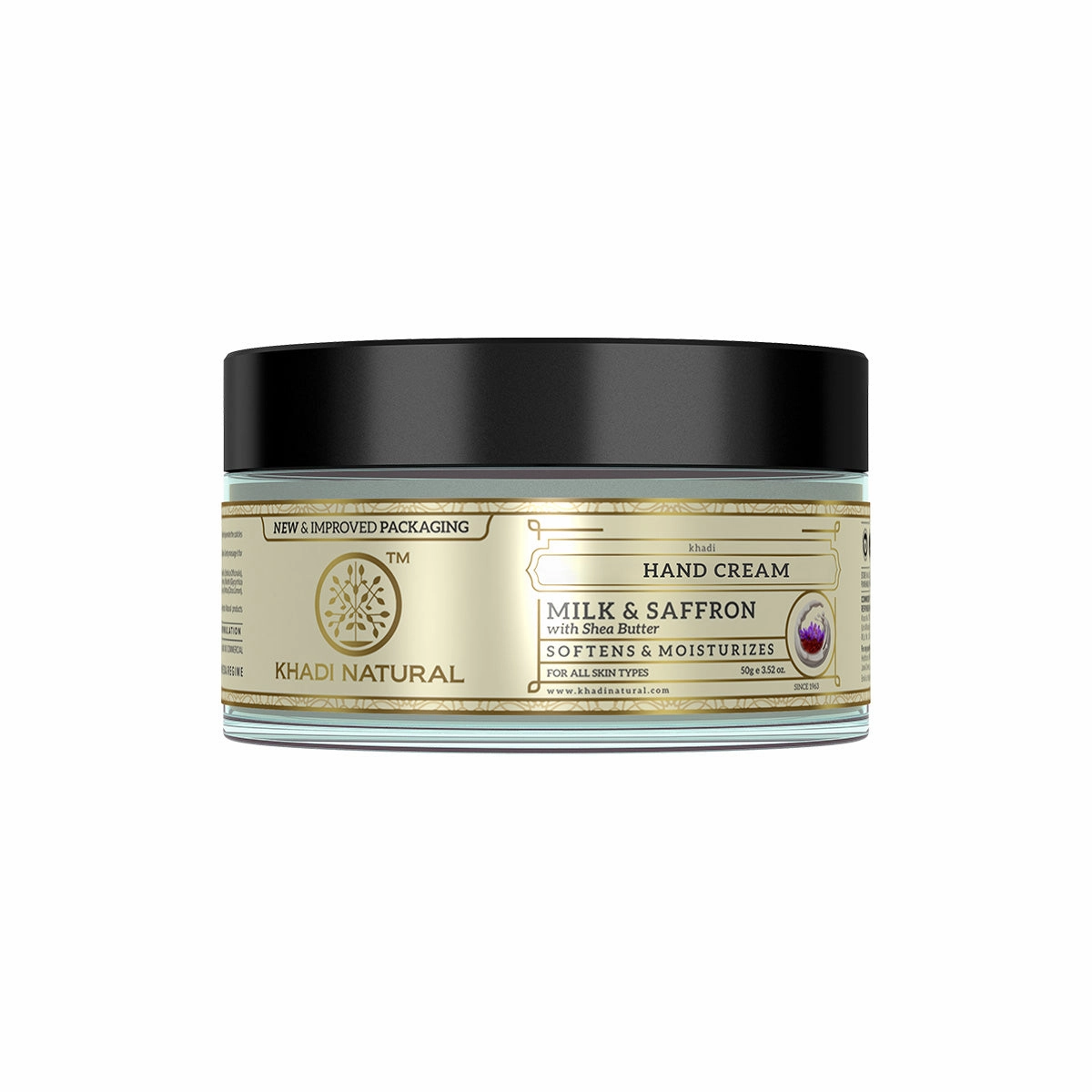 KHADI NATURAL Milk & Saffron Hand Cream - 50 g