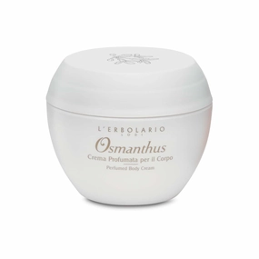 L’Erbolario Osmanthus Perfumed Body Cream - Moisturizing Cream for Dry Skin - Osmanthus, Cocoa Butter, Vitamin E - Anti-Aging Skin Care - 6.7 oz