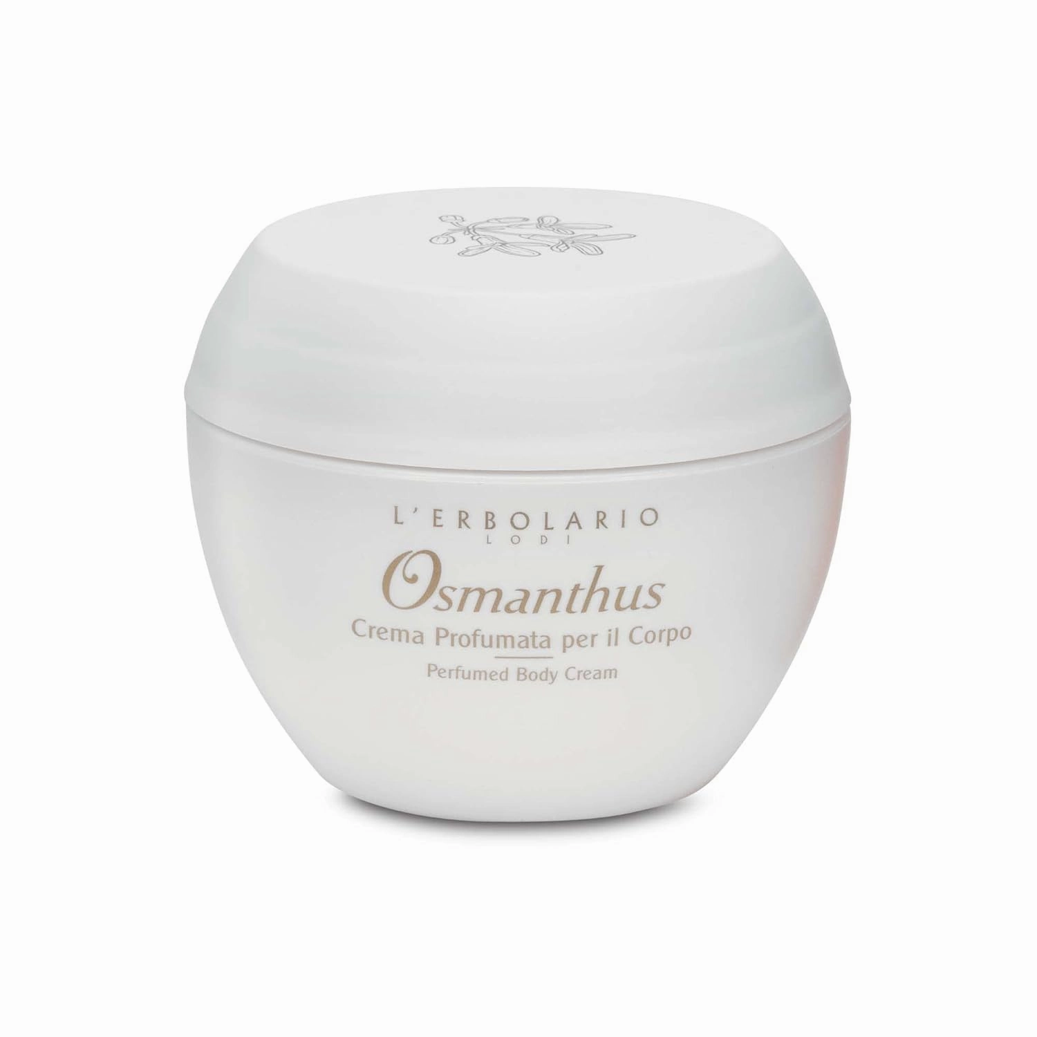 L’Erbolario Osmanthus Perfumed Body Cream - Moisturizing Cream for Dry Skin - Osmanthus, Cocoa Butter, Vitamin E - Anti-Aging Skin Care - 6.7 oz