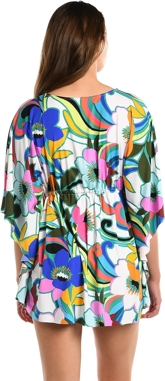 La Blanca Women's Standard V-Neck Caftan Swimsuit Cover Up