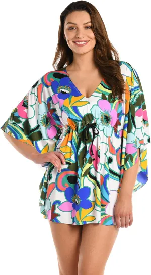 La Blanca Women's Standard V-Neck Caftan Swimsuit Cover Up