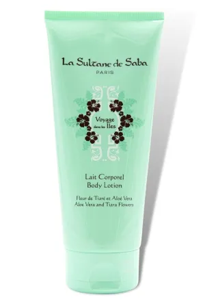 La Sultane de Saba - Body Lotion - Tiare Flower Aloe Vera, 200ml/6.8 FL Oz