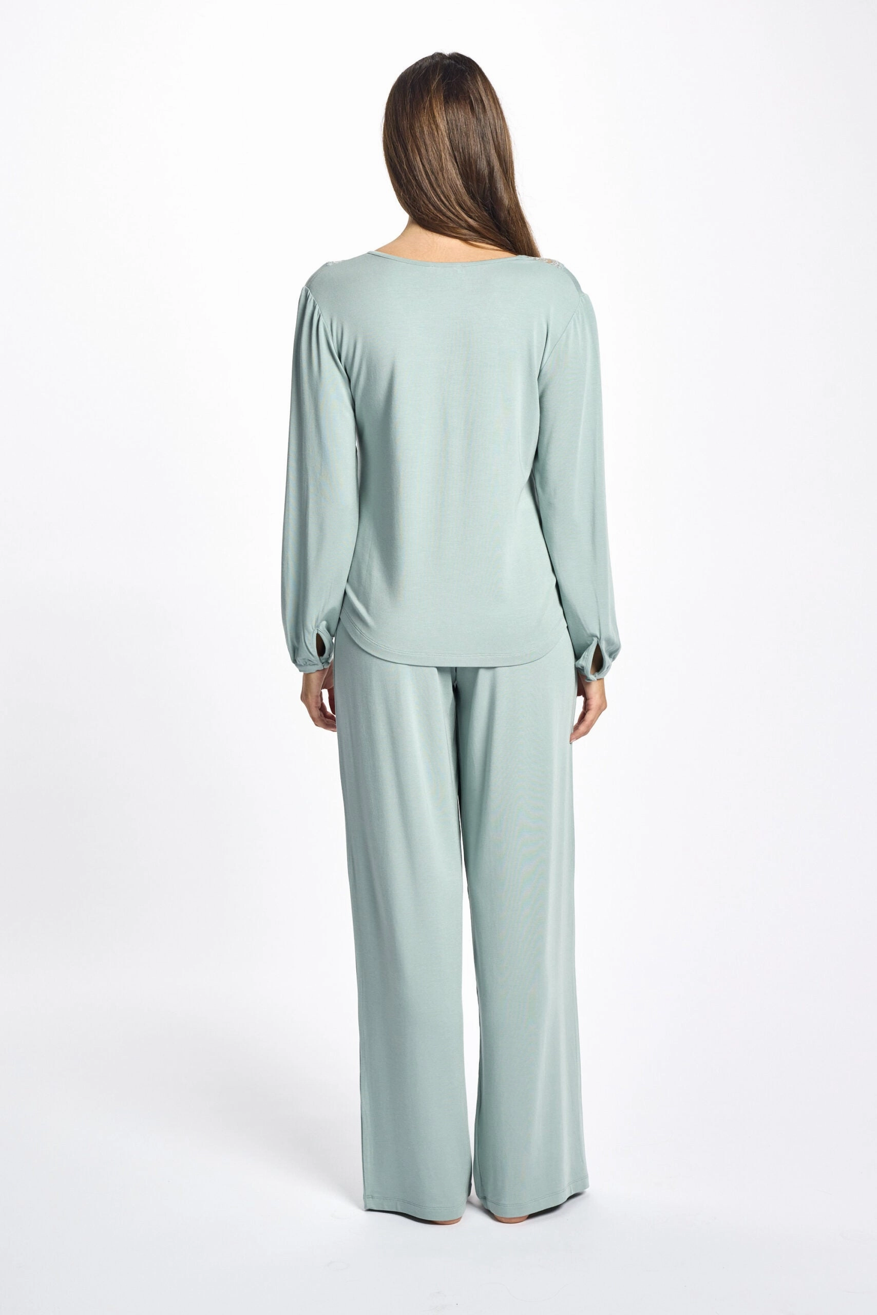 La Femme Premium PJ Set Deep Tea