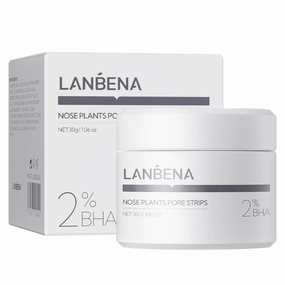 LANBENA Blackhead Mask, Nose Plants Pore Strips Blackhead Remover Mask Peel off Mask Facial Pore Cleanser Purifying Face Mask Nose Strips (1.05oz/30g)
