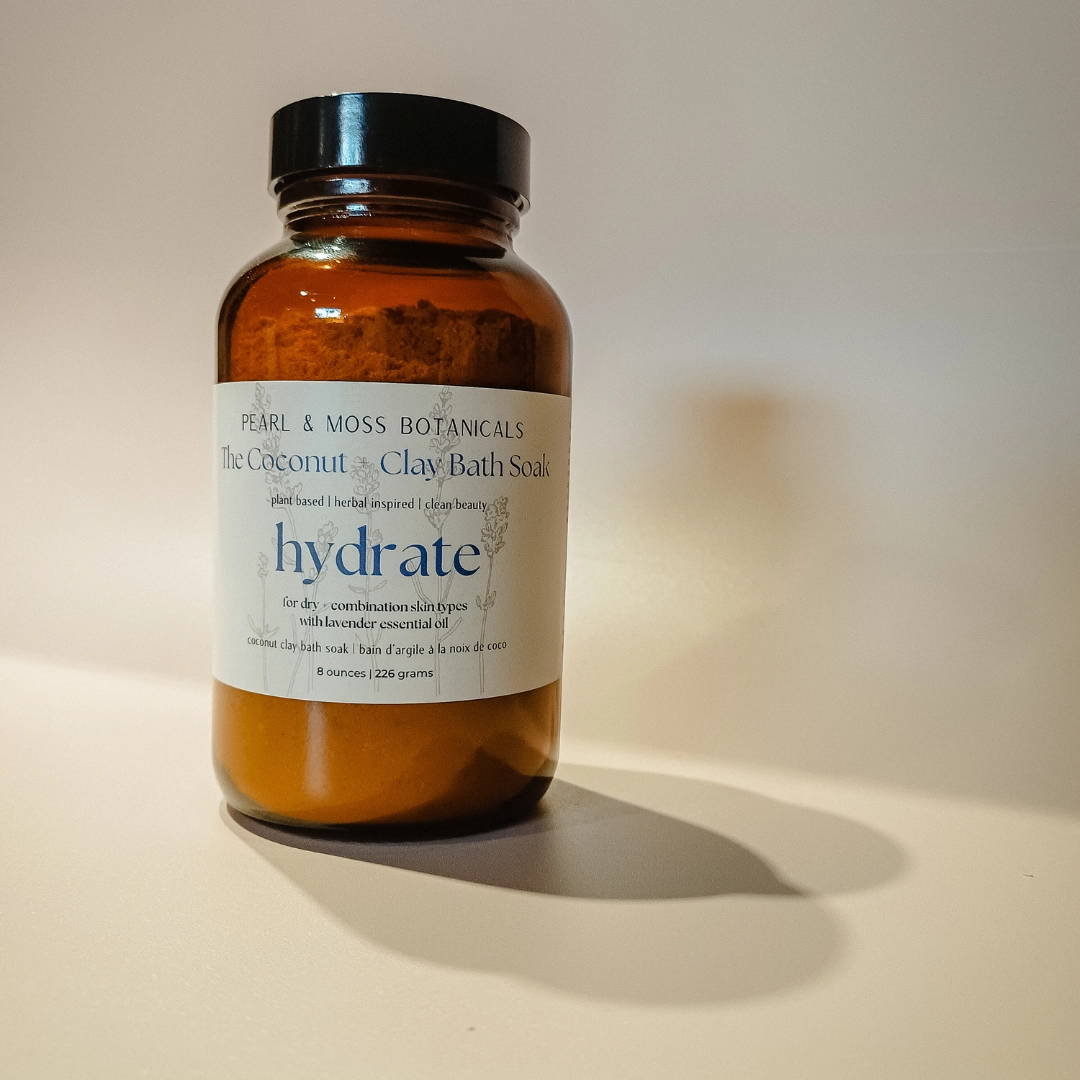LAST CHANCE: Coconut   Clay Bath Soak: Hydrate (Lavender)