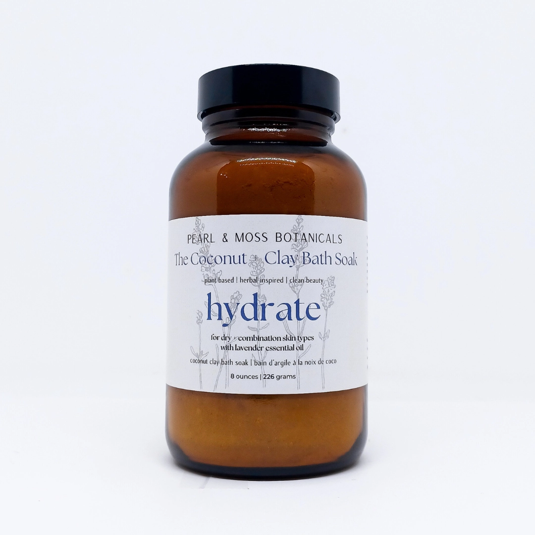 LAST CHANCE: Coconut   Clay Bath Soak: Hydrate (Lavender)