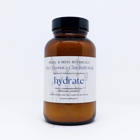 LAST CHANCE: Coconut   Clay Bath Soak: Hydrate (Lavender)