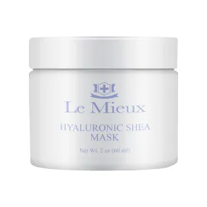 Le Mieux Hyaluronic Shea Mask - Hydrating Cream Mask for Dry & Mature Skin with Shea Butter & Botanical Extracts, Hyaluronic Acid Facial Mask with No Parabens or Sulfates (2 oz / 60 ml)