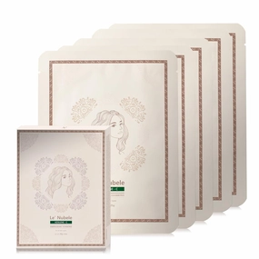 Le' Nubele Azulene Cica Mask Pack | Korean Face Sheet Mask for Sensitive Skin | Soothing & Sebum Control | Hydrating & Barrier Strengthening | 0.84 fl. oz (25 mL) x 5 Sheets