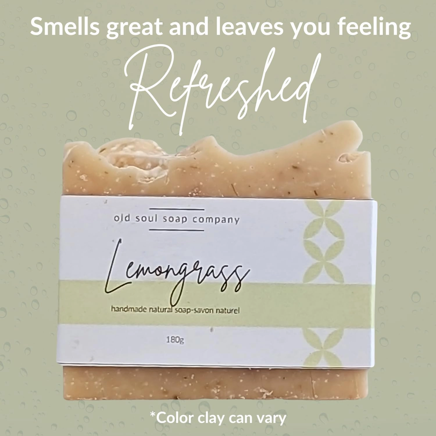 Lemongrass Soap Collection Soap Bar – Purifying, Vegan-Friendly with Lavender & Tea Tree Oil – Deep Cleansing & Nourishing for Glowing Skin – 5.8 oz Pack 4
