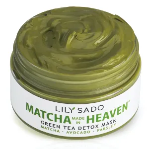 LILY SADO MATCHA MADE IN HEAVEN™ Green Tea Matcha & Avocado Face Mask - Natural Organic Vegan Facial Mask - Anti-Aging Antioxidant Defense Against Acne, Blackheads & Wrinkles – Get Visible Results
