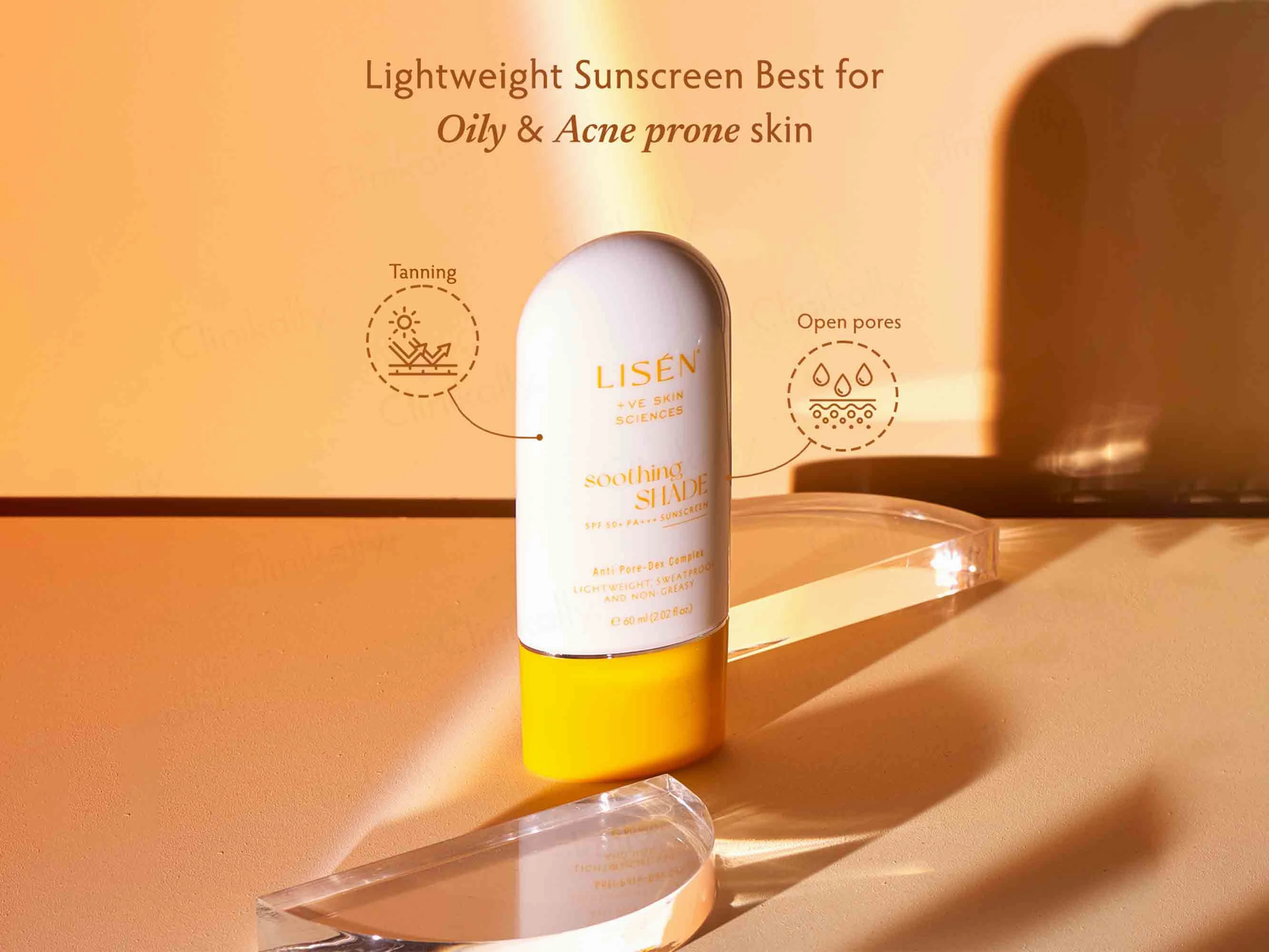LISEN Soothing Shade Sunscreen SPF 50  PA   