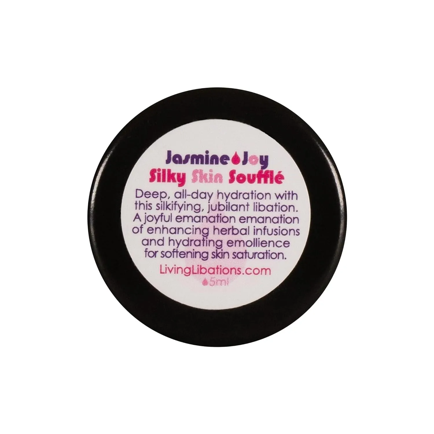 LIVING LIBATIONS - Silky Skin Souffle | Natural, Wildcrafted, Vegan Clean Beauty (Jasmine Joy, 5 mL)