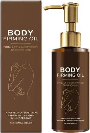 Magic Body Firming Oil, Luxury Body Oil, Skin Tightening & Hydrating for Women, Hydrating and Firming Skin, Massage Oils for Wrinkles, Fine Lines and Stretch Marks (1Pc)