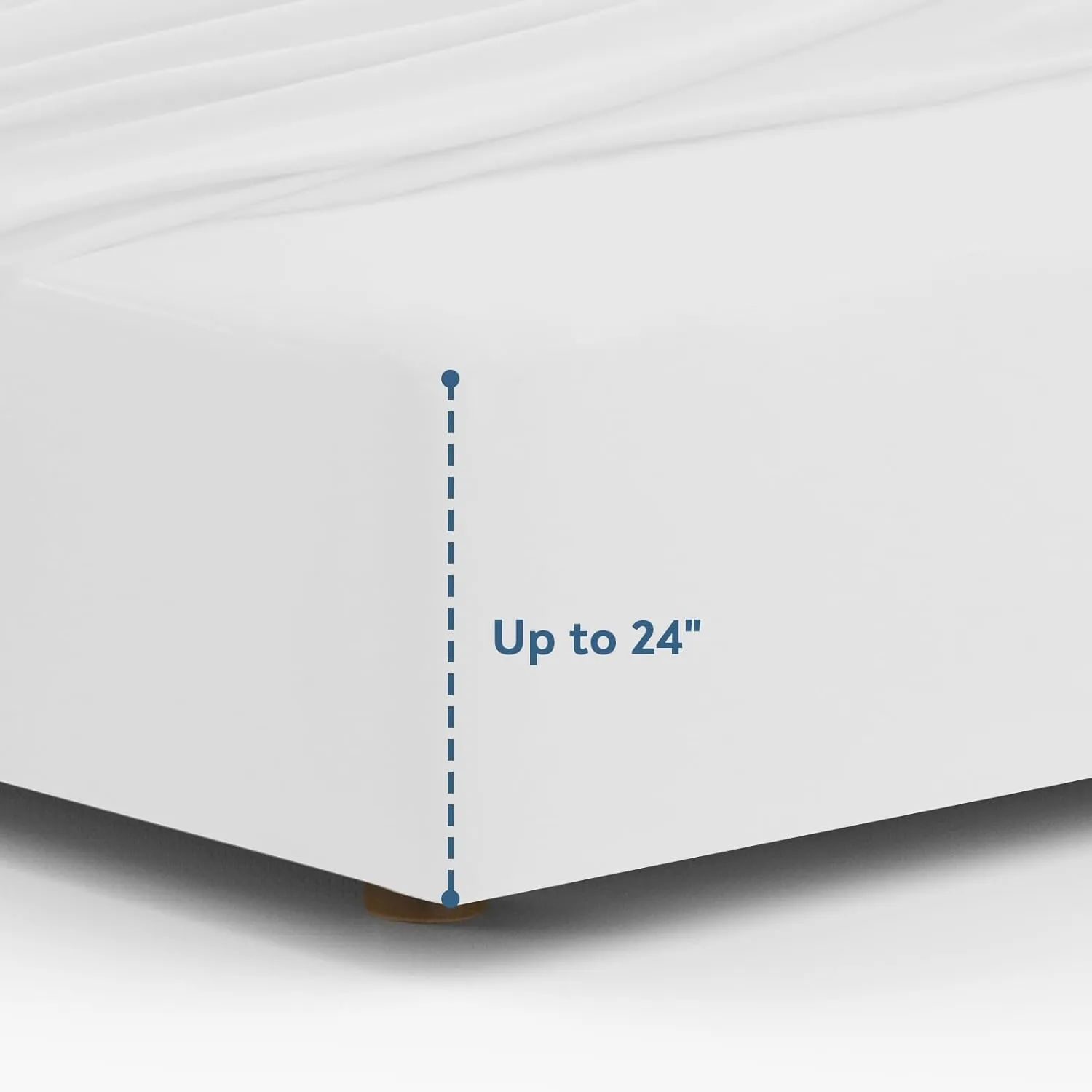 Magik & Kover Queen Sheet Set for Air Mattress - 4 Piece Queen Sheet Set Deep Pocket Up to 24 Inches - Soft & Breathable Air Mattress Sheets Queen Size with Extra Deep Pocket - White