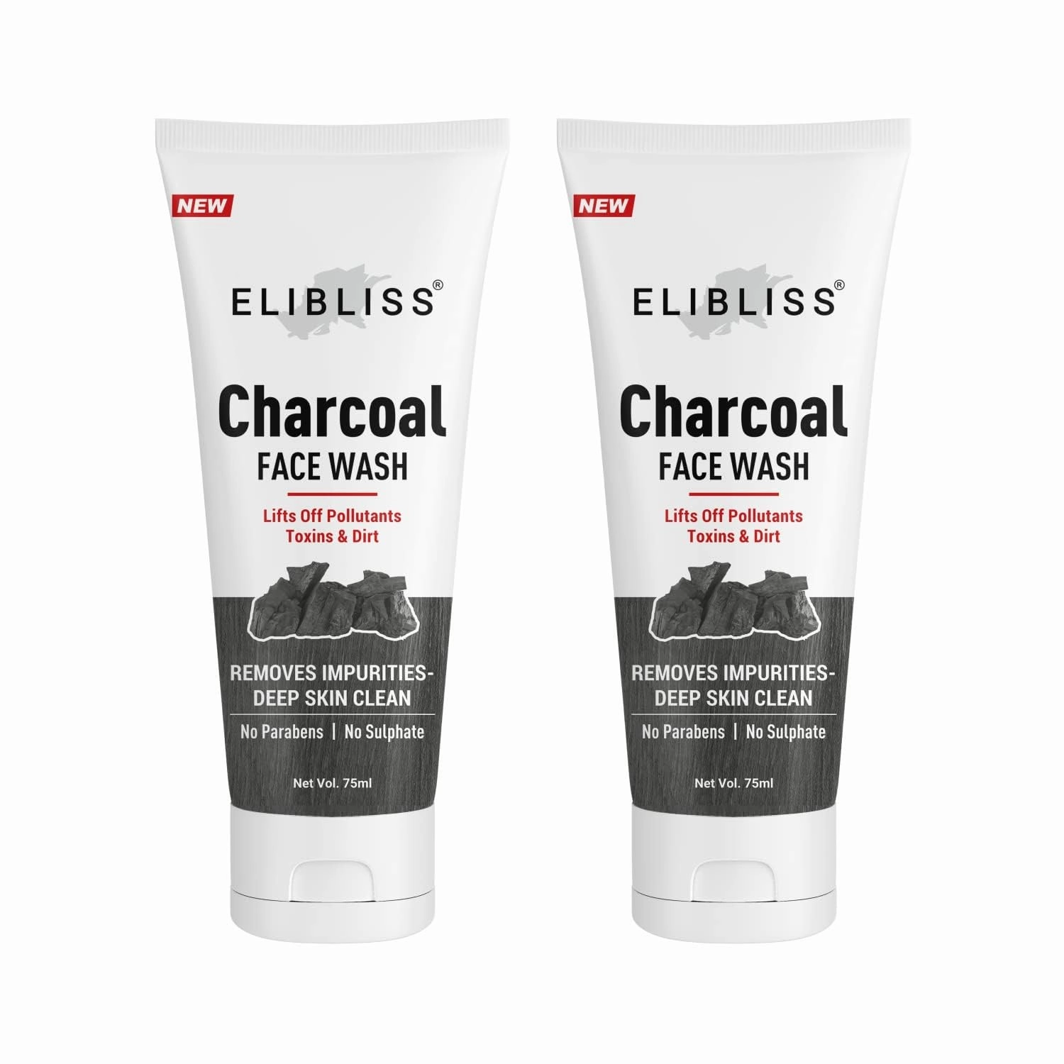 MAHANT Charcoal Face Wash,oil control for Men & Women Pack of 2
