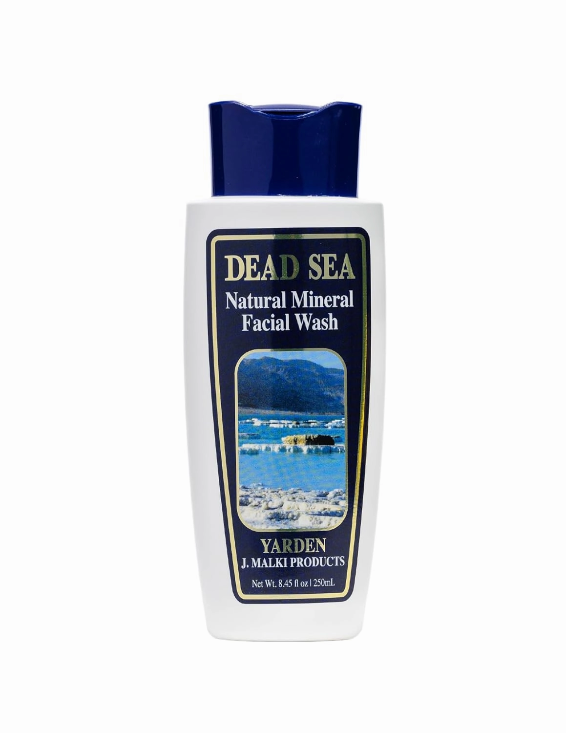 Malki Dead Sea Products Natural Mineral Facial Wash | Natural Face Wash | SLS-Free, Gentle Care for Acne-Prone Skin and Eczema | Purifying Sage, Chamomile, Nettle, and Frankincense Formula