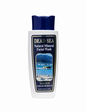 Malki Dead Sea Products Natural Mineral Facial Wash | Natural Face Wash | SLS-Free, Gentle Care for Acne-Prone Skin and Eczema | Purifying Sage, Chamomile, Nettle, and Frankincense Formula
