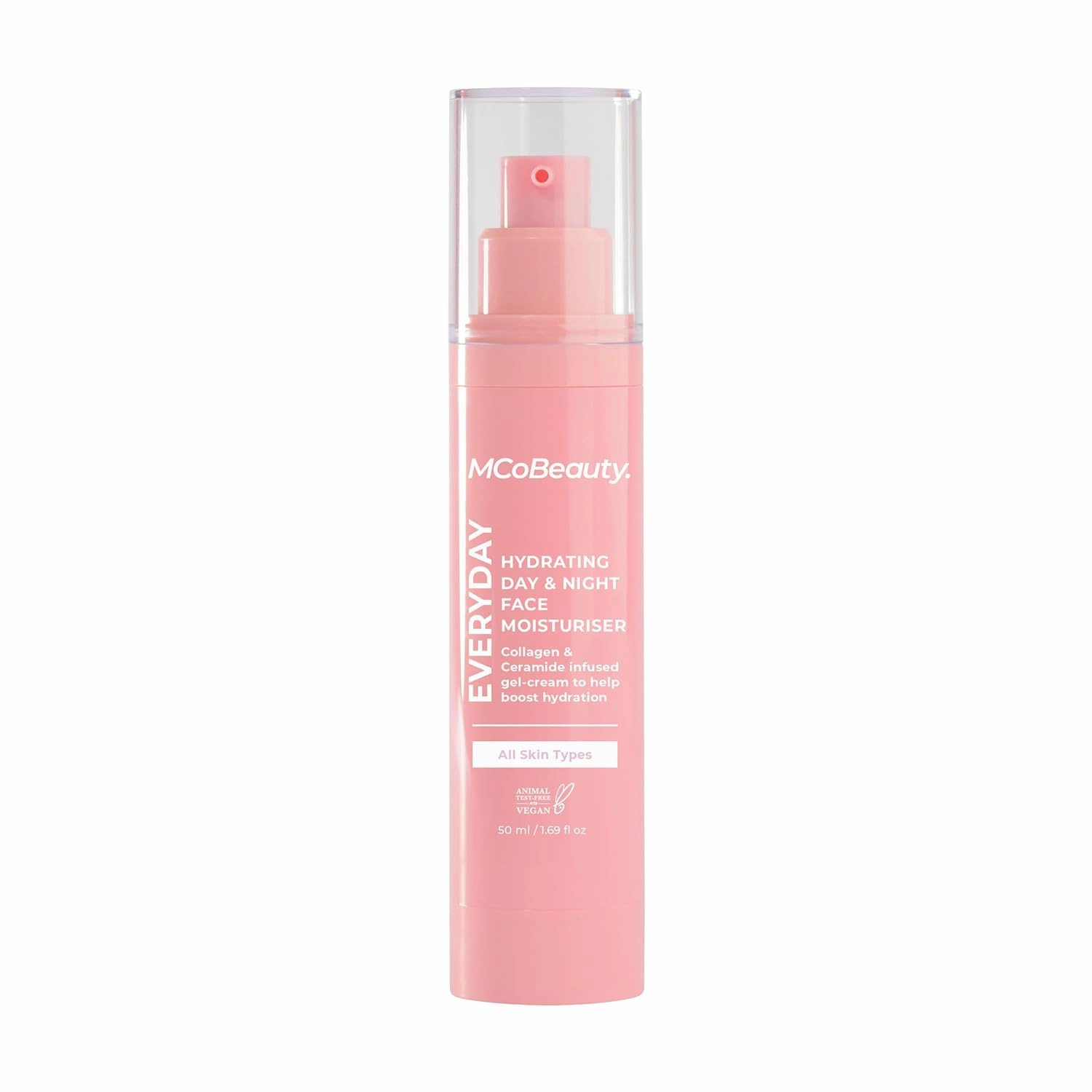 MCoBeauty Hydrating Day And Night Face Moisturizer - Skin Feels Plumper, Firmer And Brighter - Rich In Hyaluronic Acid, Vitamin C And Hibiscus Extract To Soothe, Nourish, And Hydrate - 1.77 Oz