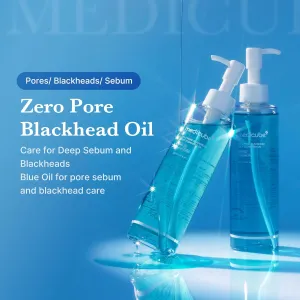 medicube Korean Home-Spa Pore Care Routine: Zero Pore Blackhead Deep Cleansing Oil and Zero Pore Blackhead Mud Facial Mask