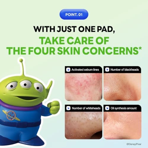 MEDIHEAL Madecassoside Toner Pads [Disney Pixar Edition]-Centella Asiatica to Improve Uneven Skin Tone - Vegan Face Gauze Pads, Full size 100 Pads   Refill 100 Pads (Teatree, 200 pads)