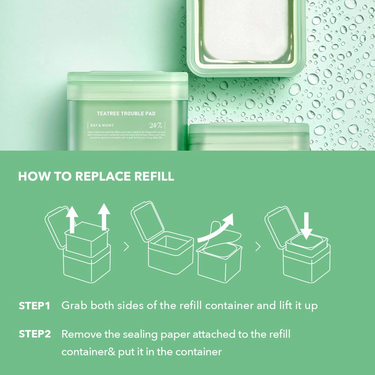 MEDIHEAL ONLY REFILL Teatree Trouble Pad