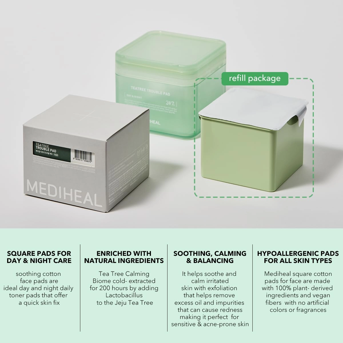 MEDIHEAL ONLY REFILL Teatree Trouble Pad