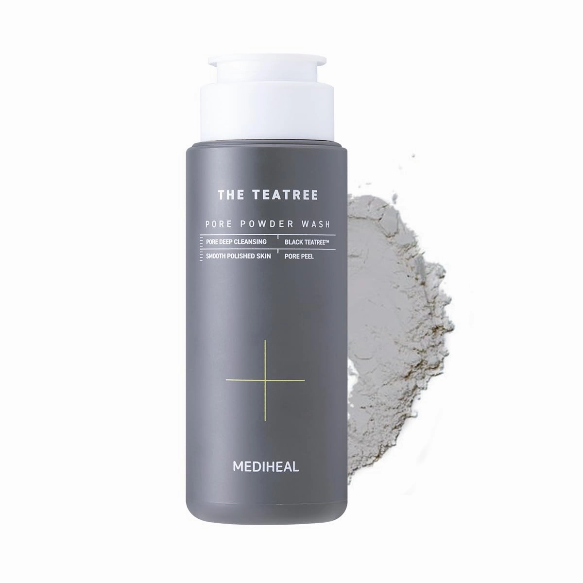 Mediheal Teatree Pore Powder Wash (1.76 oz) - Mild Pore Deep Cleanser with Gentle and Rich Salicylic Bubbles to Remove Blackhead