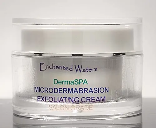 Microdermabrasion Face Scrub with AHA 2oz – Gentle Exfoliating Cream for Deep Pore Cleansing, Blackhead Removal, Smoother Skin & Radiance – Anti-Aging Facial Resurfacing Treatment