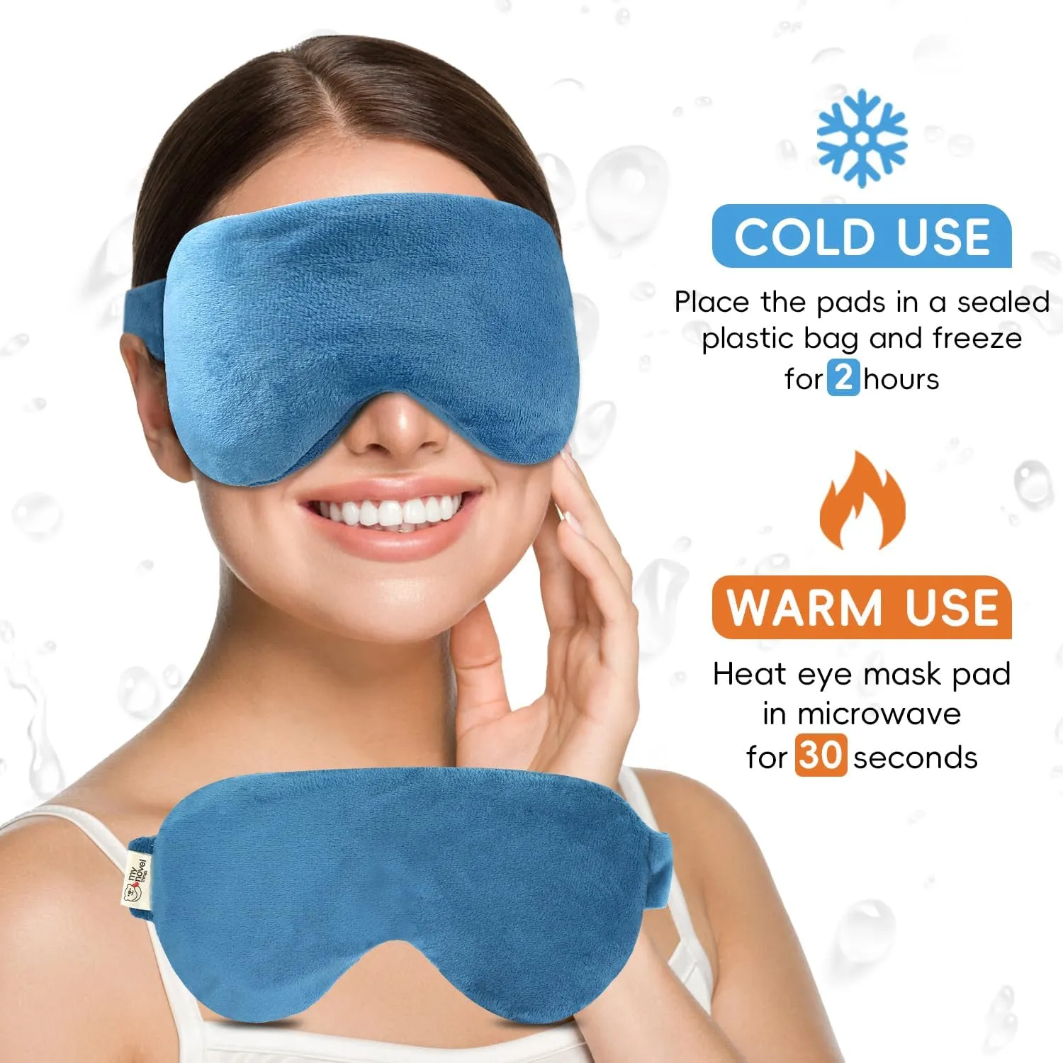 Microwavable Heating Pads for Neck Shoulders Back Pain Relief 26.6X5.3'' Large with Heated Eye Mask for Dry Eyes Warm Compress Microwave Heat Packs Neck Wrap for Stress Relief