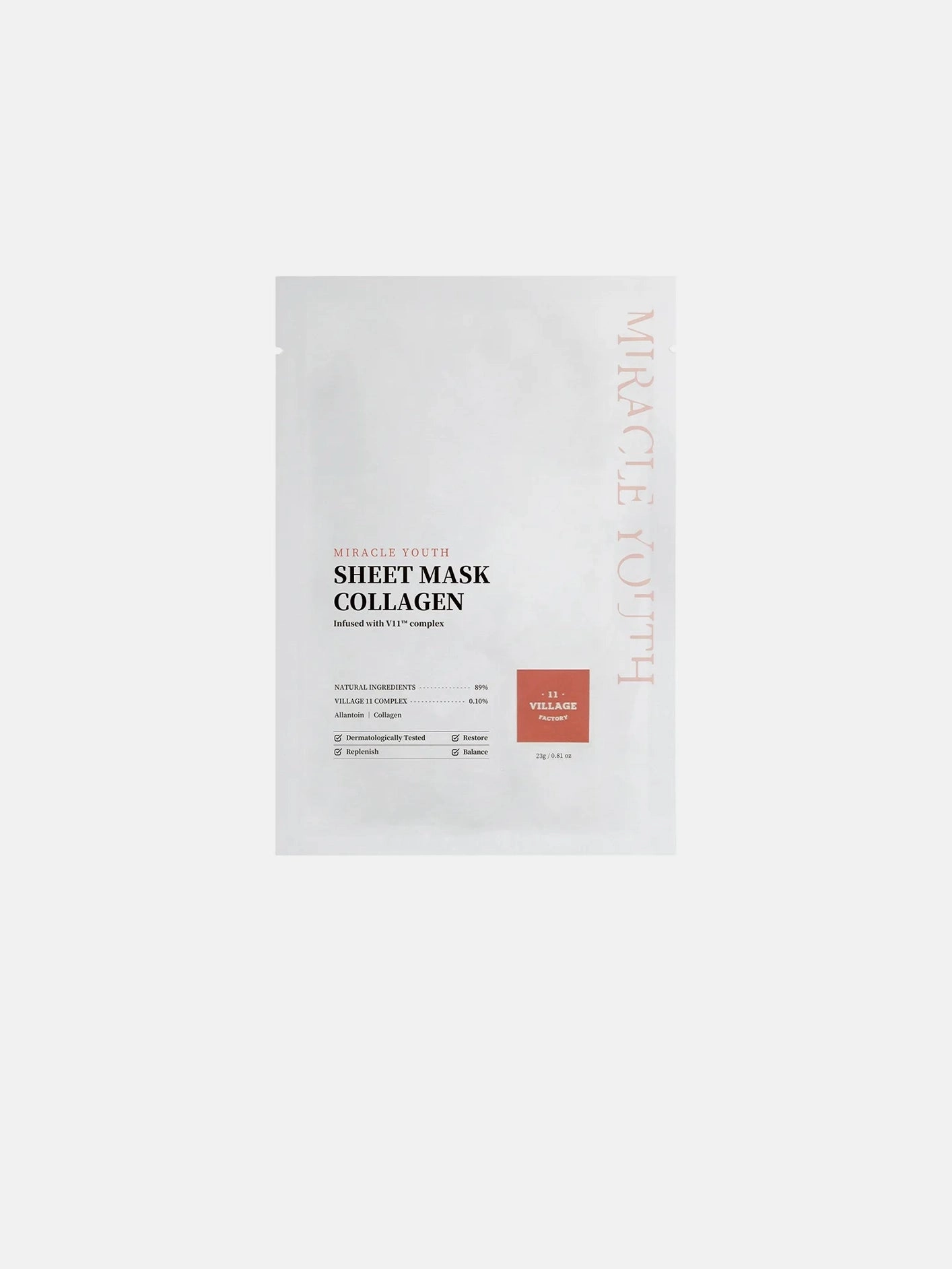 Miracle Youth Sheet Mask Collagen