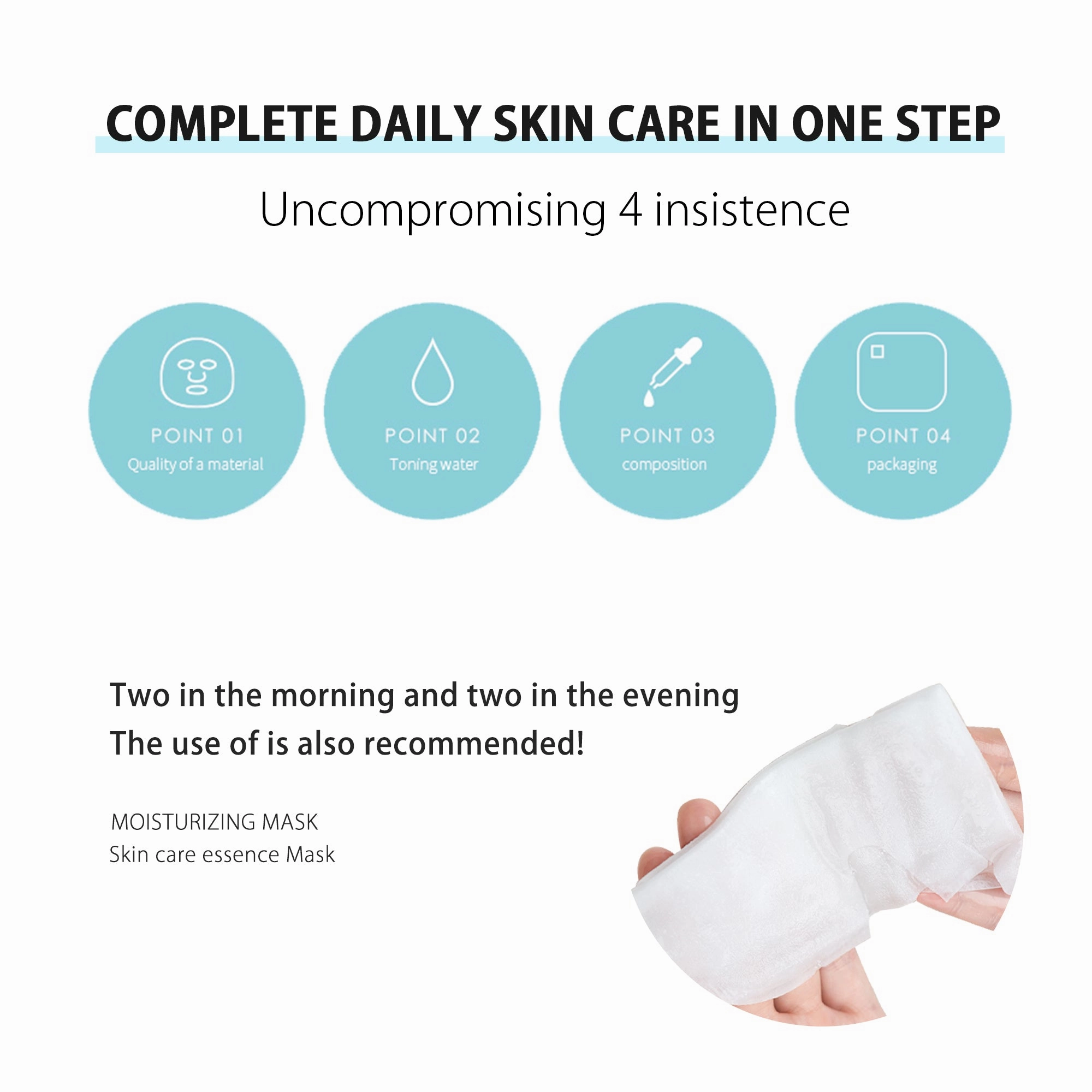 Mitomo Snail   EGF Regeneration Facial Essence Mask (10 Masks) [MCSS00001-A-0]