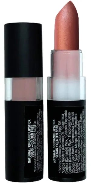 Mom's Secret Natural Lipstick, Organic, Vegan, Gluten Free, Cruelty Free, Made in the USA, 0.12 oz. (Hibiscus)