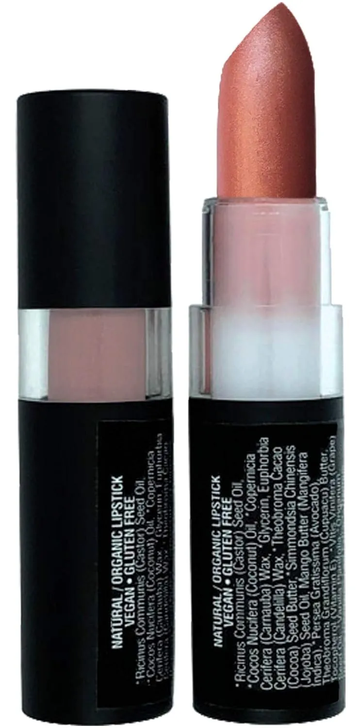 Mom's Secret Natural Lipstick, Organic, Vegan, Gluten Free, Cruelty Free, Made in the USA, 0.12 oz. (Hibiscus)
