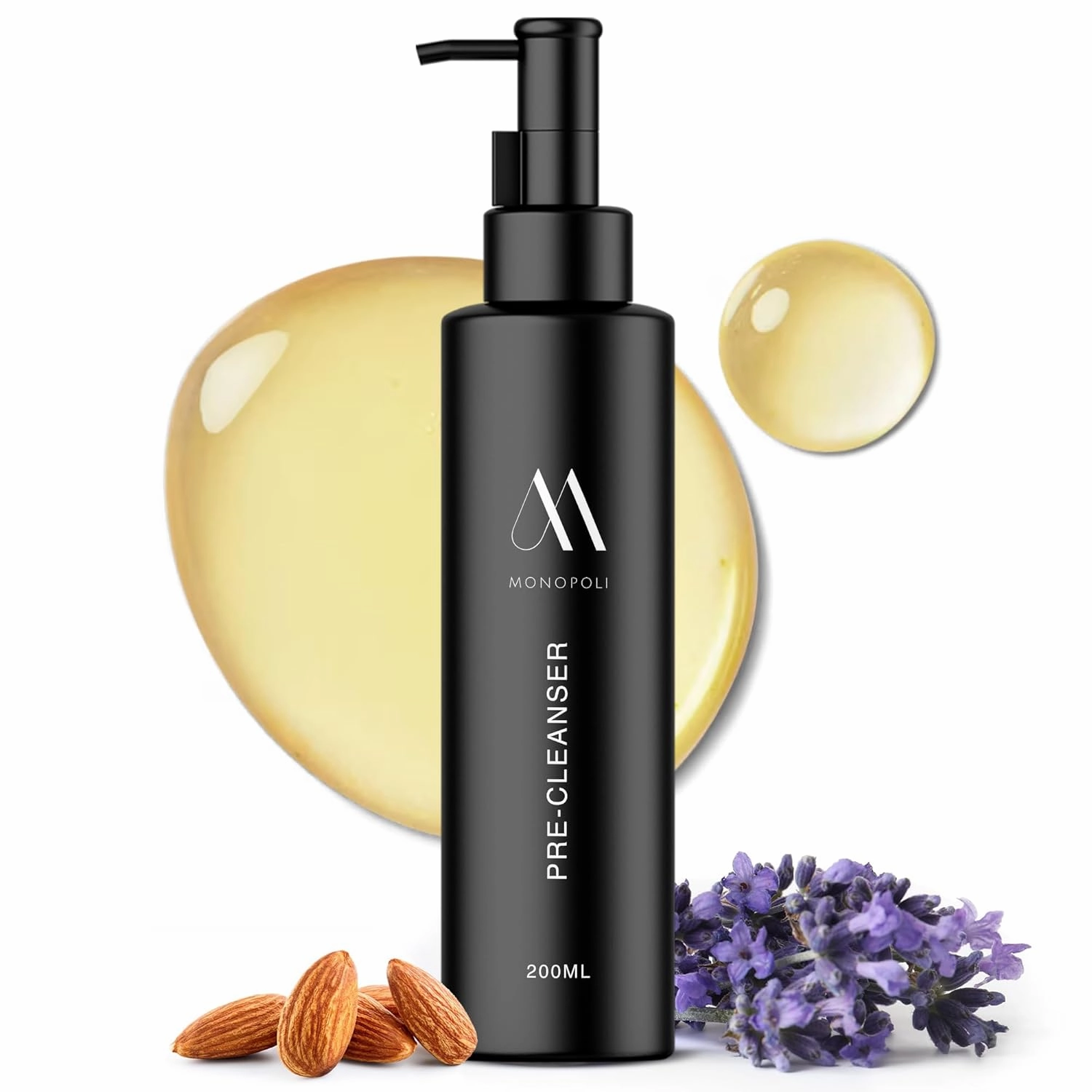 Monopoli Skin Pre-Cleanser Oil | Deep Cleansing and Nourishing | Enriched with Rice Bran Oil | Perfect for Removing Makeup and Impurities | Single 200ml