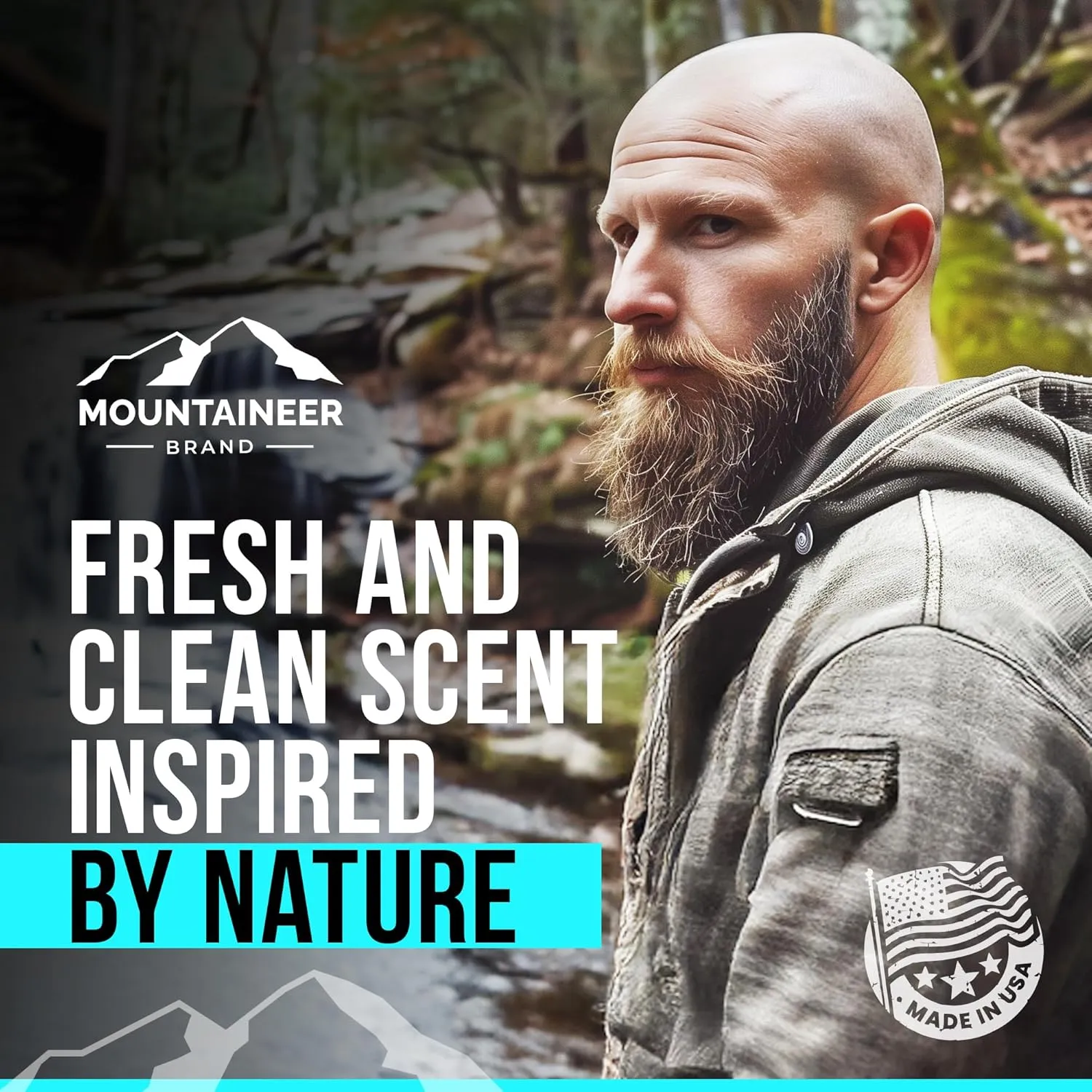Mountaineer Brand Ultimate Bald Head Care Gifts Bundle For Men | All Natural 5 Step Skin Care for Healthy Scalp & Face | Exfoliate Scrub | Cleanse Wash | Shine Away | Moisturizing Balm | Detox