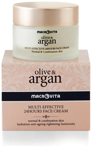 Multi Effective Face Cream 24hour Normal Skin Olive & Argan. 50ml/1.69oz